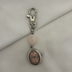 COPY - New in Box Avon “Love” Rose Quartz Clip Watch